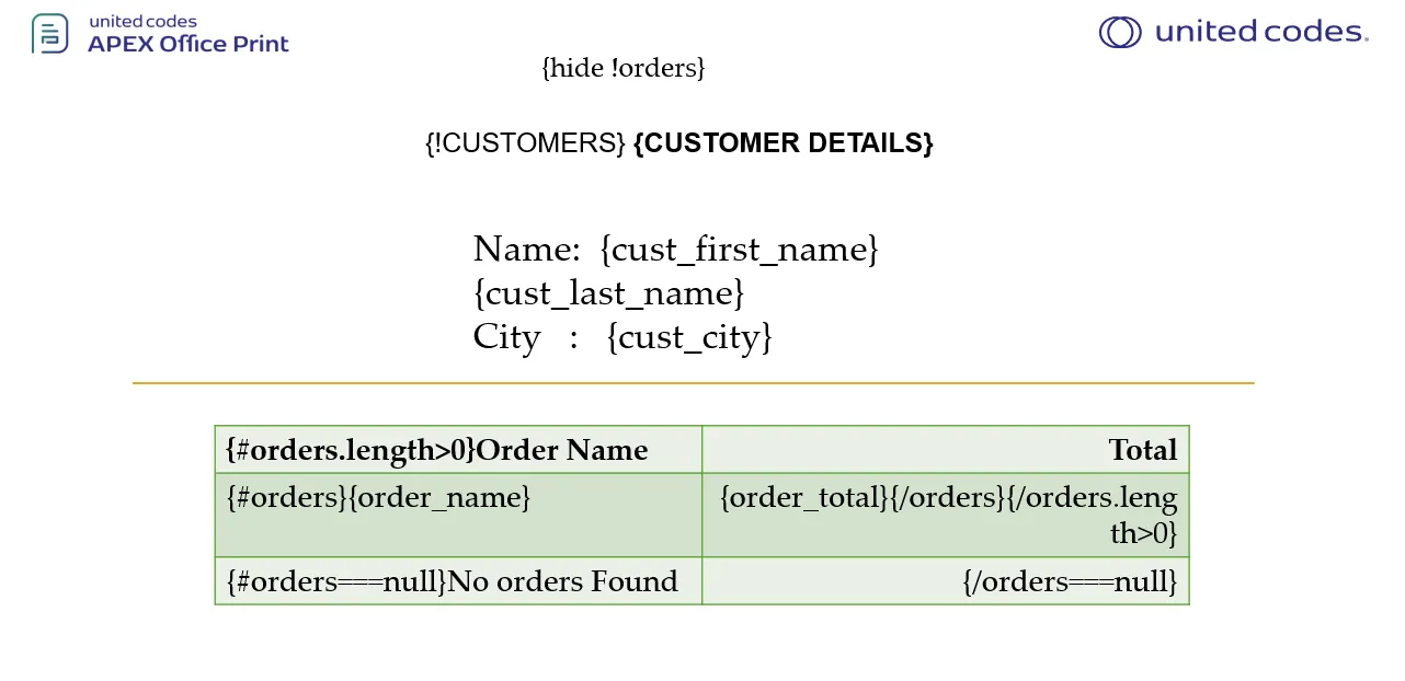 Hide slide with hide tag